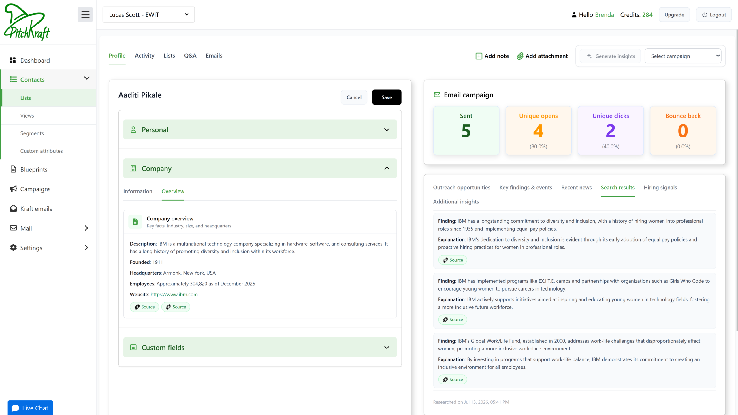 Email personalization